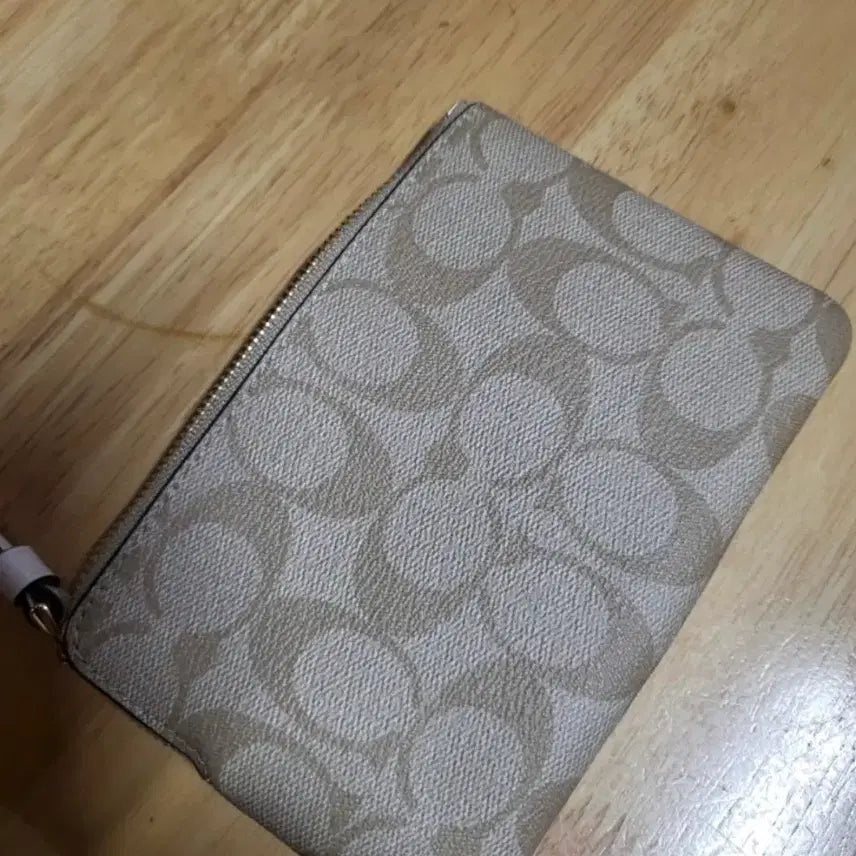 [BUNJANG] Coach Signature Card Wallet Coin Purse / 코치 시그니처 카드지갑 겸 동전지갑