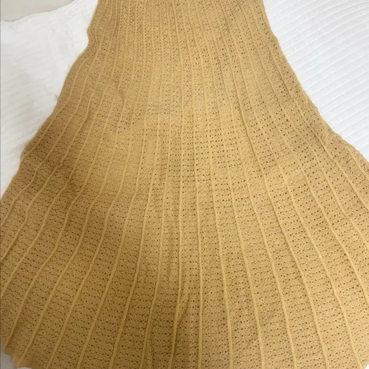 [BUNJANG] Sandro Pleated Long Skirt / 산드로 스커트