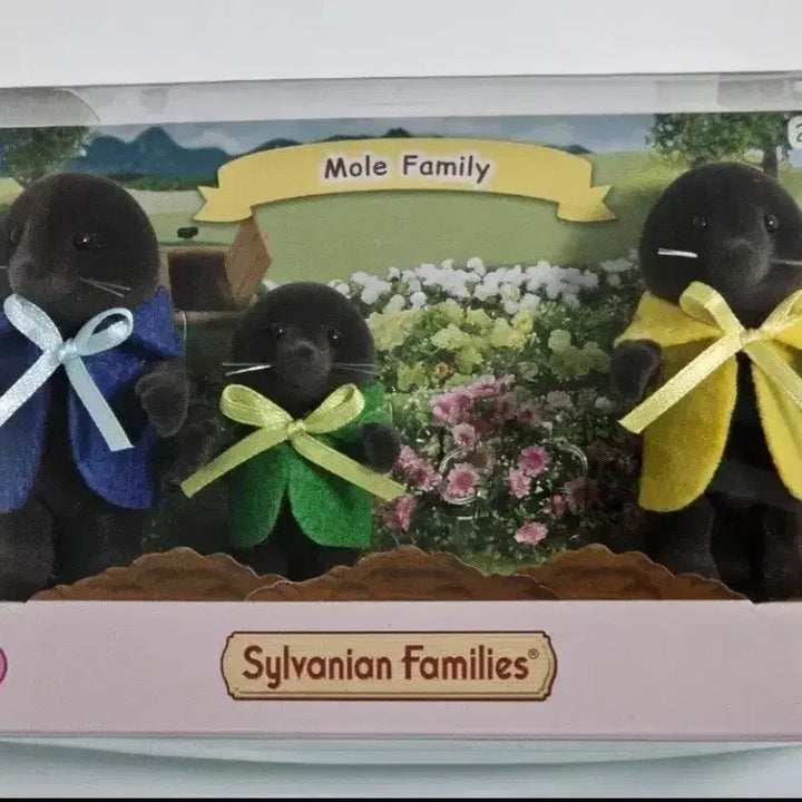 [BUNJANG] Sylvanian Families Mole Family Mother Father Boy Set / 실바니안 두더지 가족 엄마 아빠 소년