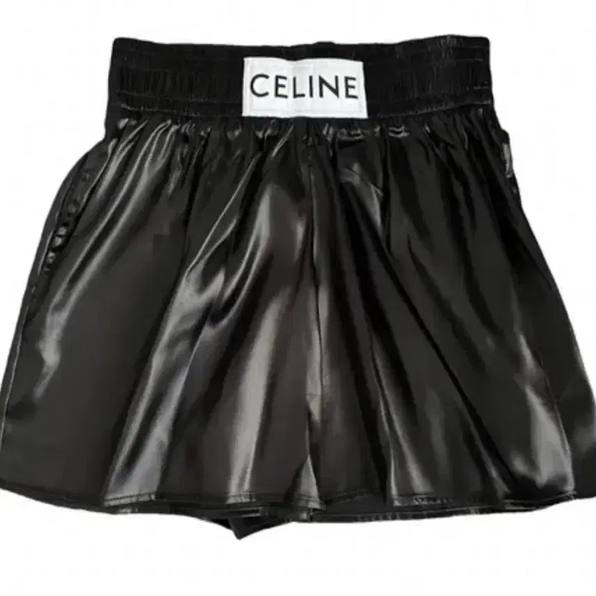 [BUNJANG] Celine Satin Boxing Shorts / Celine 셀린 satin boxing 반바지 새상품