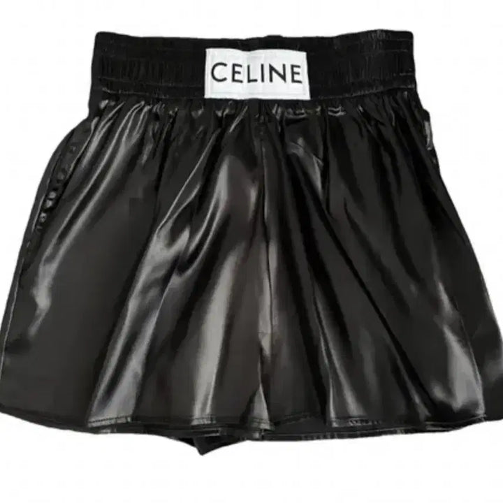 [BUNJANG] Celine Satin Boxing Shorts / Celine 셀린 satin boxing 반바지 새상품
