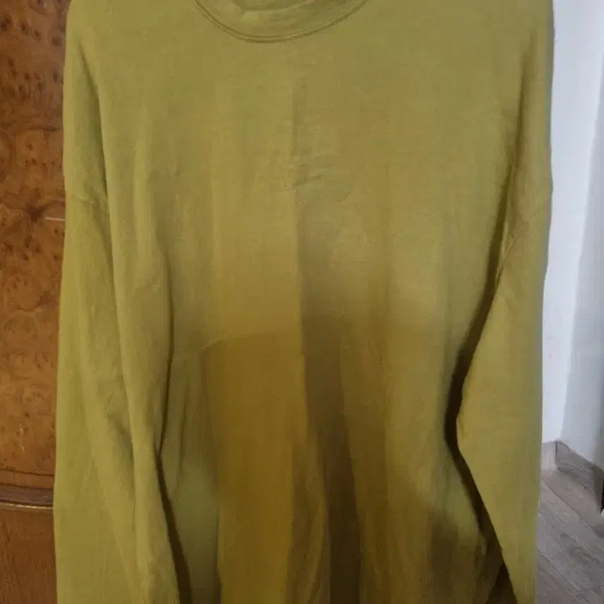 [BUNJANG] Wit &amp; Wonder Mustard Oversized Long Sleeve T-Shirt XL / 윗앤원더머스터드오버핏긴팔티셔츠 XL