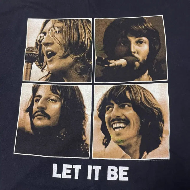 [BUNJANG] The Beatles Let It Be Band T-Shirt XL / 00s 비틀즈 beatles 렛잇비 밴드티 락티 빈티지 티셔츠 xl