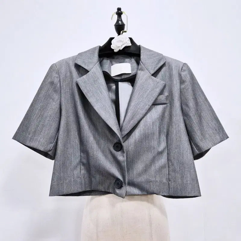 [BUNJANG] CELEBRATION Short Sleeve Jacket / CELEBRATION 국내고퀄 반팔 자켓