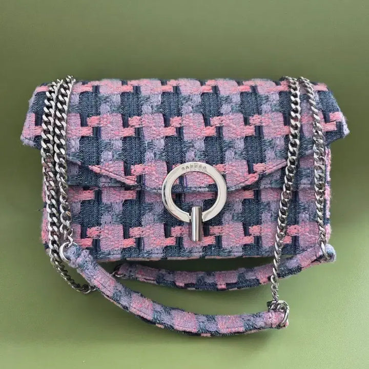 [BUNJANG] Sandro Tweed Shoulder Bag / 산드로 트위드백