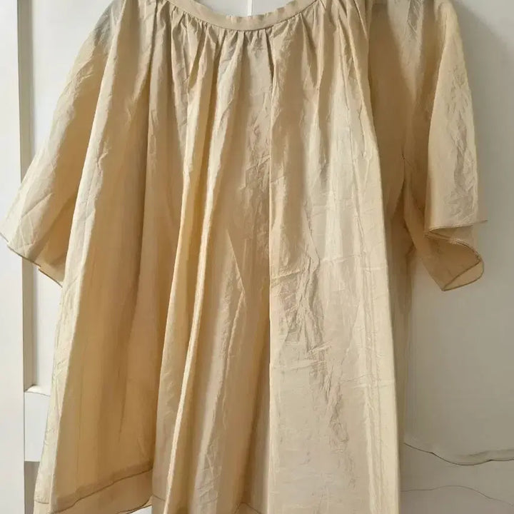 [BUNJANG] Lanvin Semi-Sheer Silk Blend Short Sleeve Blouse / 거의새거) 랑방 반팔 블라우스