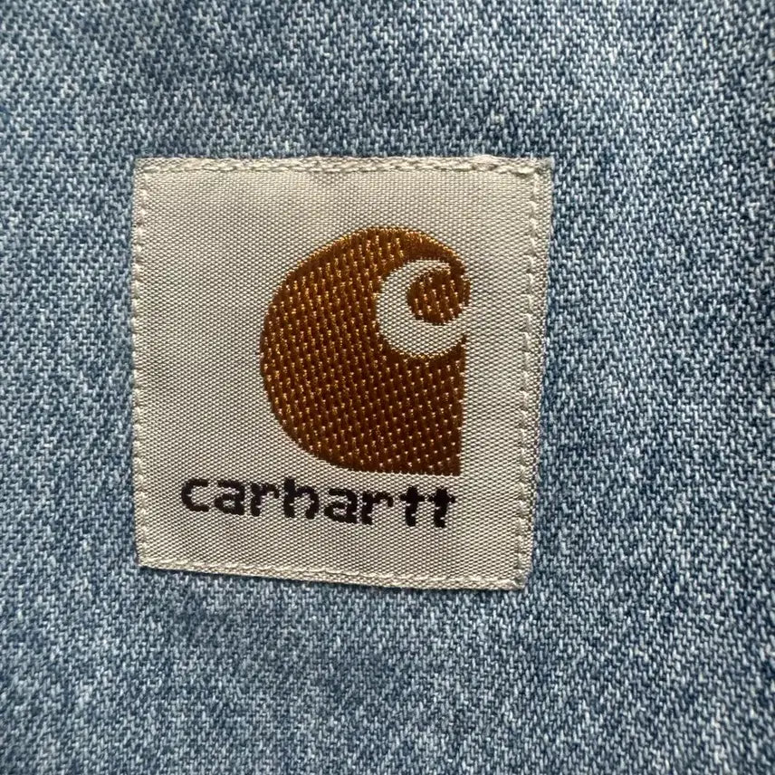 [BUNJANG] Vintage Carhartt Denim Shirt XXL / (빈티지) 칼하트 셔츠 연청 XXL