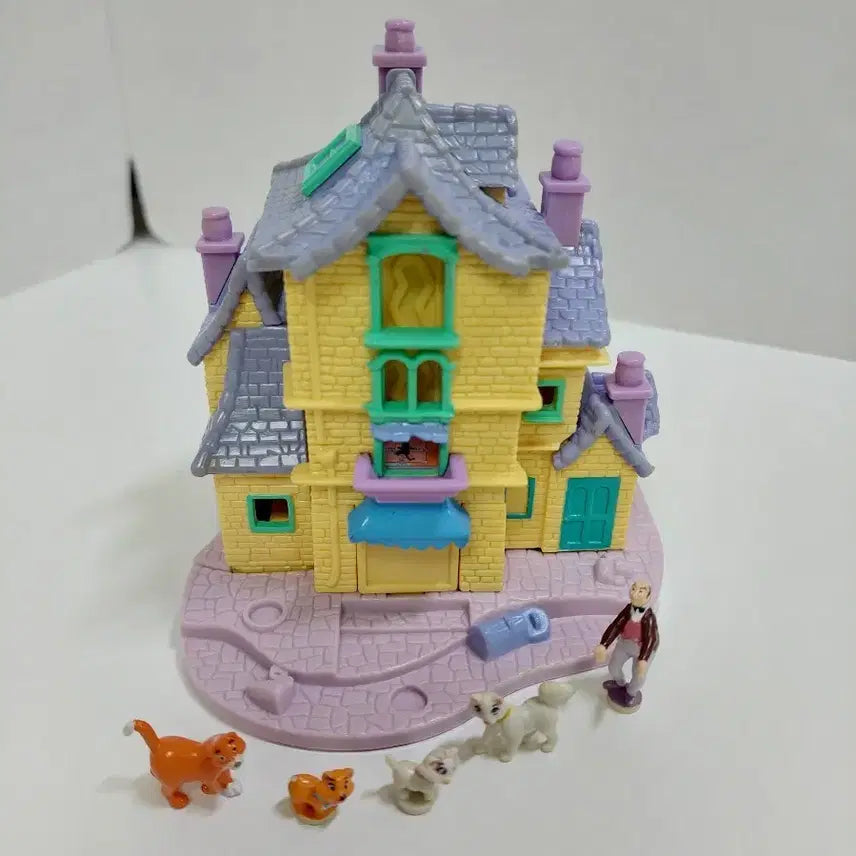 [BUNJANG] Complete Vintage Polly Pocket Disney Aristocats Set / [컴플릿] 빈티지 폴리포켓 디즈니 아리스토캣 99% 컴플릿