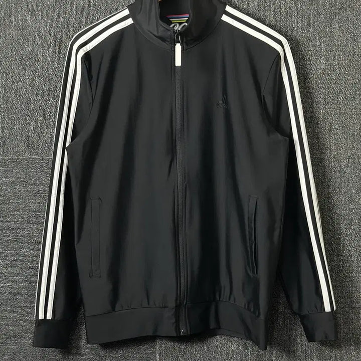 [BUNJANG] Adidas Black Three-Stripes Track Top L / 아디다스 블랙 삼선 트랙탑 L