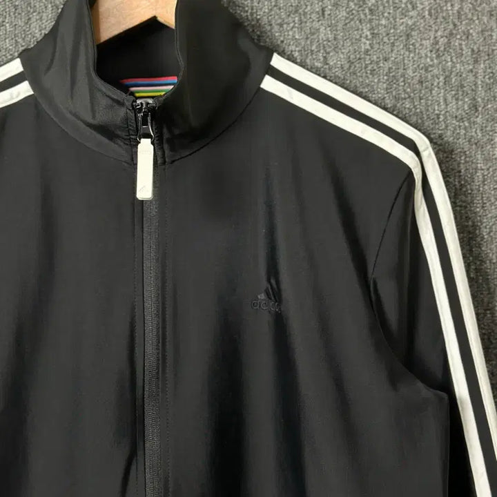 [BUNJANG] Adidas Black Three-Stripes Track Top L / 아디다스 블랙 삼선 트랙탑 L
