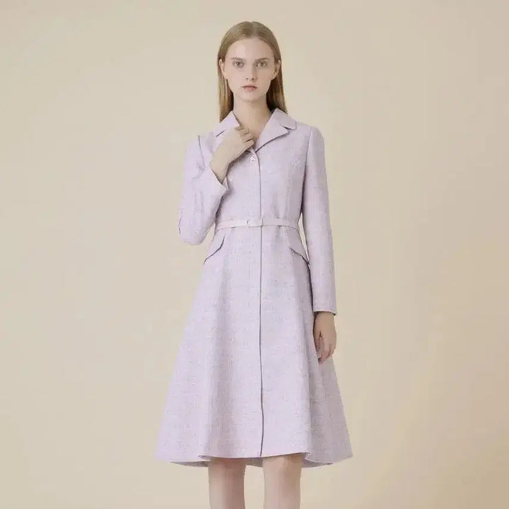 [BUNJANG] Kenneth Lady Pink Tweed Dress Size 55 / 새제품.케네스레이디 핑크 트위드 원피스 55사이즈