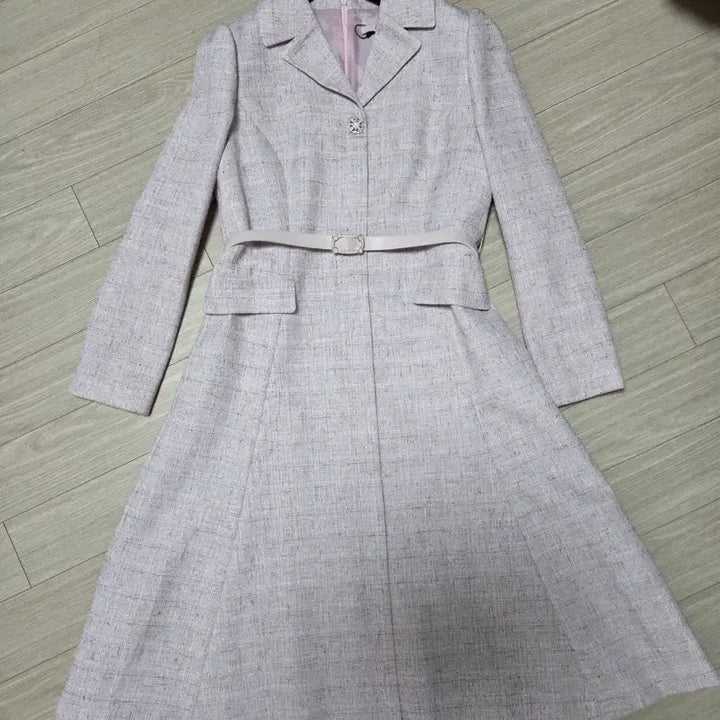[BUNJANG] Kenneth Lady Pink Tweed Dress Size 55 / 새제품.케네스레이디 핑크 트위드 원피스 55사이즈