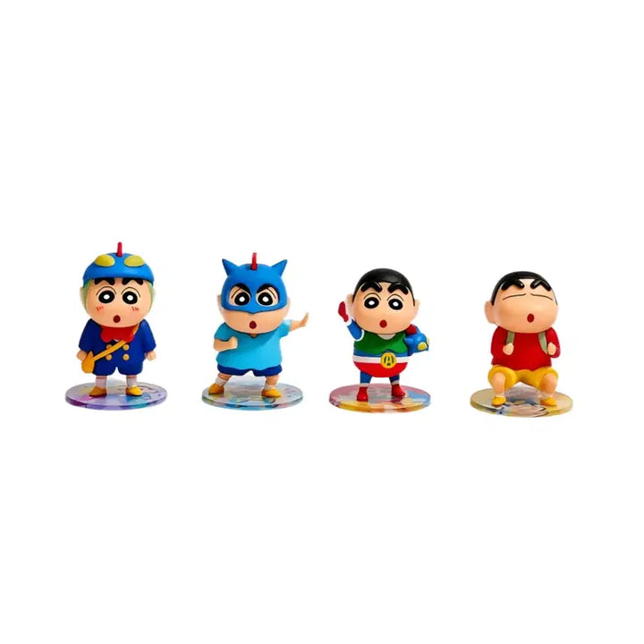 [BUNJANG] Crayon Shin-chan Dynamic Operation Figures 4 Types Bundle Set / 짱구 다이나믹 오퍼레이션 피규어 4종[일괄]