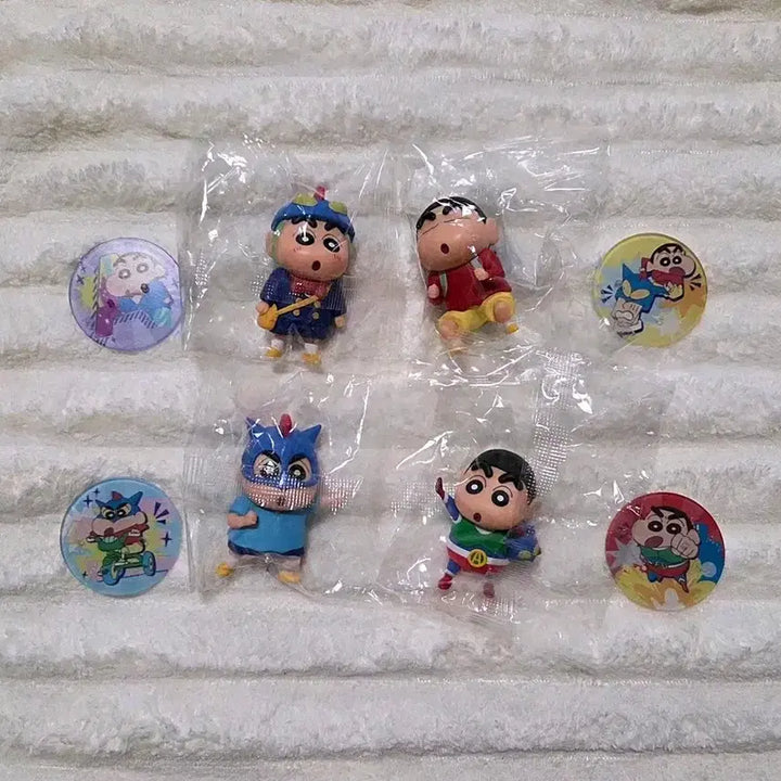 [BUNJANG] Crayon Shin-chan Dynamic Operation Figures 4 Types Bundle Set / 짱구 다이나믹 오퍼레이션 피규어 4종[일괄]