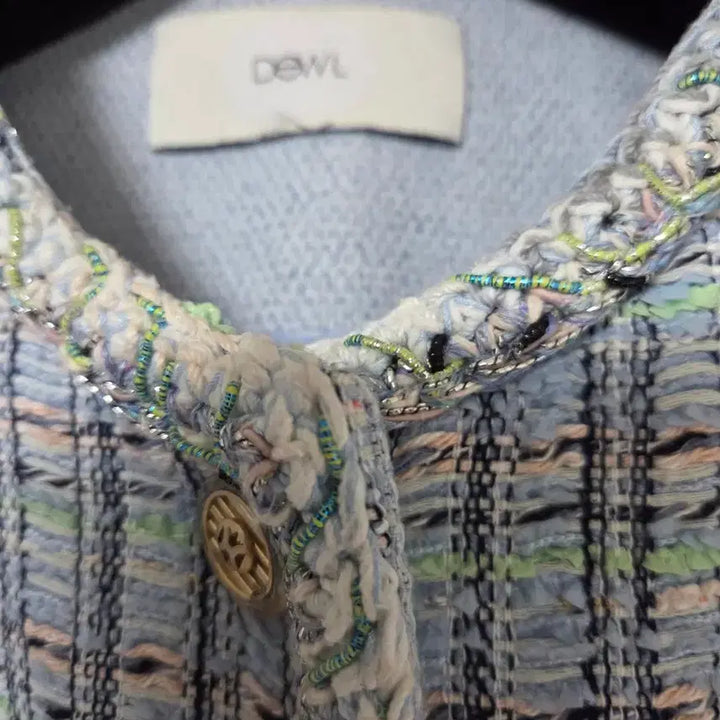[BUNJANG] DEWL Tweed Jacket Size 55 / 실착3회.듀엘 트위드 자켓 55사이즈