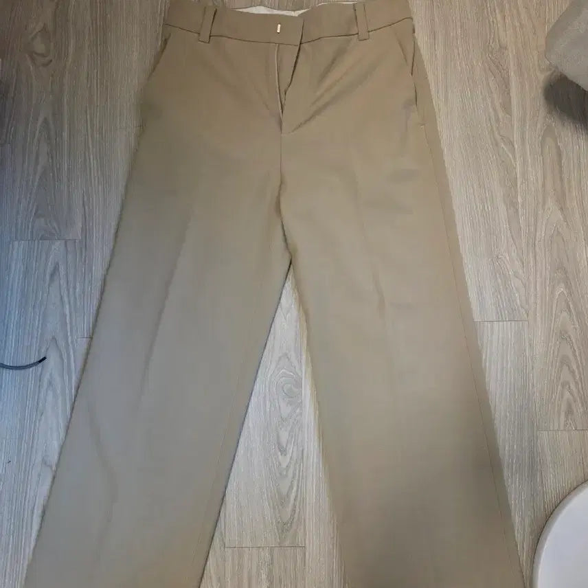 [BUNJANG] System Homme Beige Wide Slacks - Size 32 / 시스템옴므 정품 베이지 와이드 슬렉스 32사이즈
