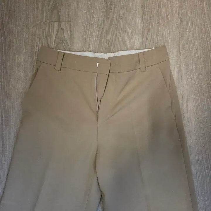 [BUNJANG] System Homme Beige Wide Slacks - Size 32 / 시스템옴므 정품 베이지 와이드 슬렉스 32사이즈