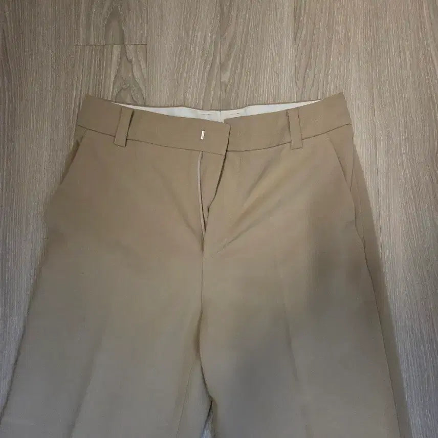 [BUNJANG] System Homme Beige Wide Slacks - Size 32 / 시스템옴므 정품 베이지 와이드 슬렉스 32사이즈