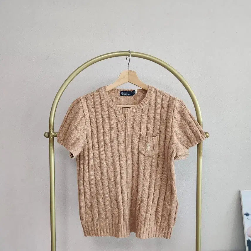 [SOLD OUT] 폴로 랄프로렌 케이블 반팔 니트