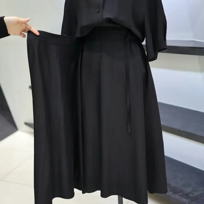 [SOLD OUT] [새상품] 보브 셔츠 랩 원피스 S