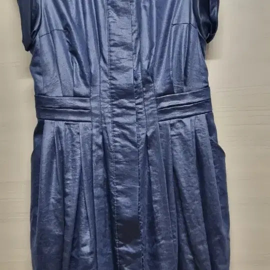 [BUNJANG] Time Postmodern Navy Shirt Dress / 타임 포스트모던 네이비 셔츠 원피스 82-94