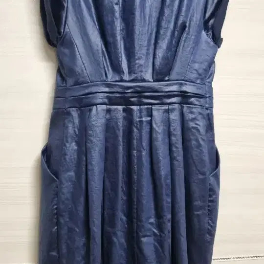 [BUNJANG] Time Postmodern Navy Shirt Dress / 타임 포스트모던 네이비 셔츠 원피스 82-94