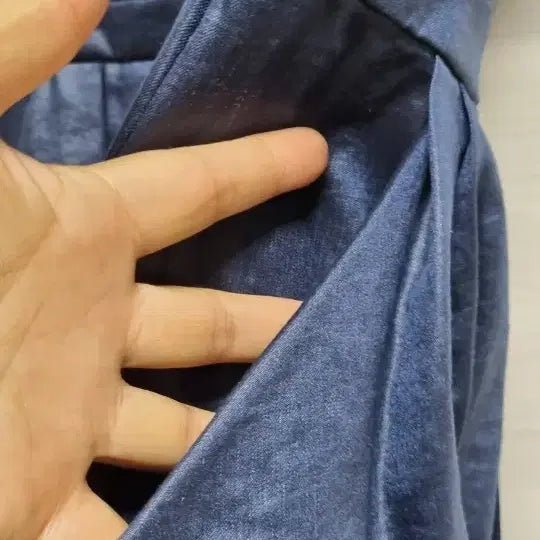 [BUNJANG] Time Postmodern Navy Shirt Dress / 타임 포스트모던 네이비 셔츠 원피스 82-94