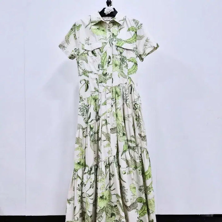 [BUNJANG] Zara Printed Shirt Dress / 자라 프린트 셔츠 원피스