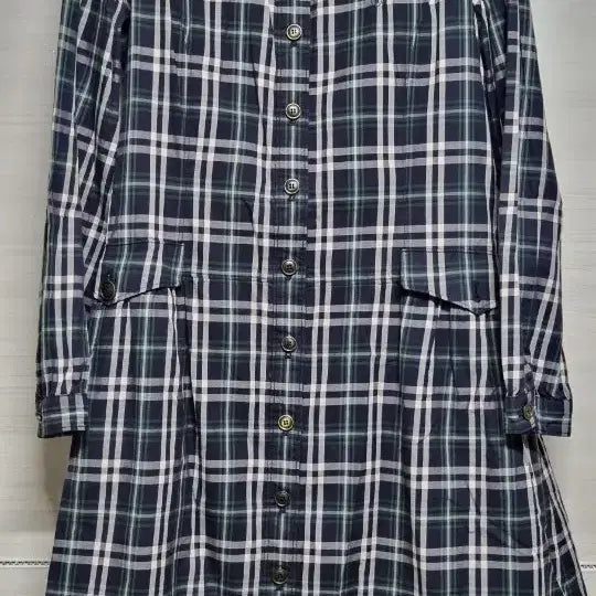 [BUNJANG] Beanpole Check Shirt Dress / 빈폴 체크 셔츠 원피스