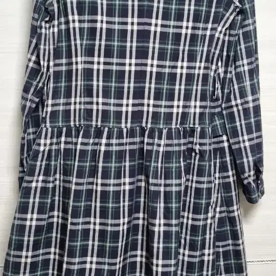 [BUNJANG] Beanpole Check Shirt Dress / 빈폴 체크 셔츠 원피스