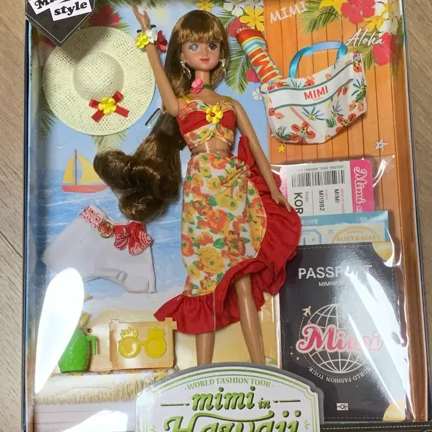 [BUNJANG] Mimi World Mimi Hawaii Mimi Doll / 미미월드 미미 하와이에서 미미