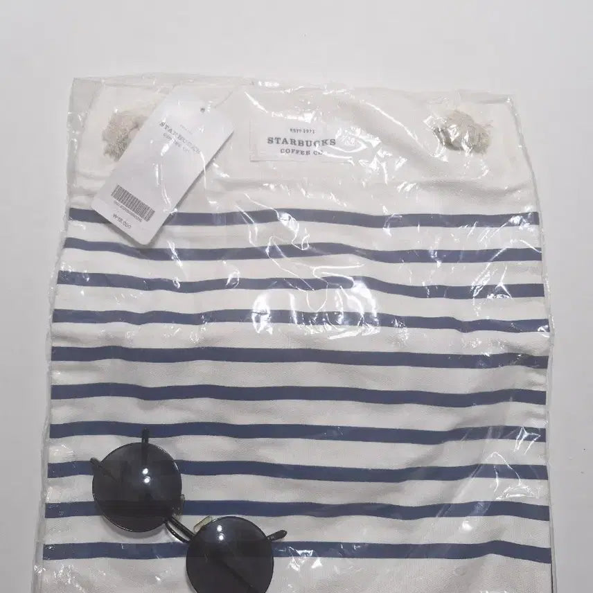 [BUNJANG] Starbucks Stripe Tote Bag / 스타벅스 스트라이프 토트백 새상품