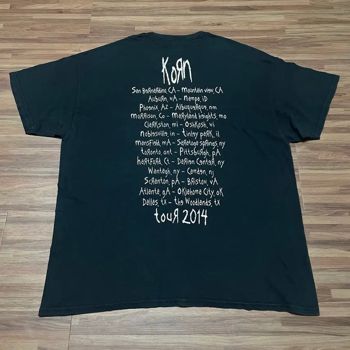 [BUNJANG] Korn Tour Band T-Shirt XL / 콘 korn 투어티 밴드티 락티 xl