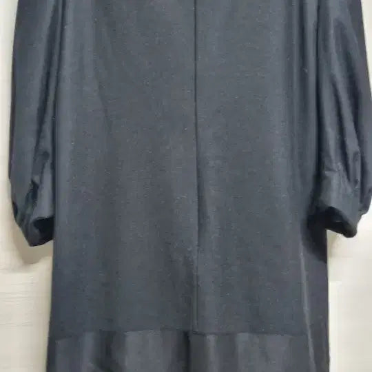 [BUNJANG] Obzee Black Fringe Puff Sleeve Dress Size 55 / 한섬오브제 Obzee 블랙 원피스 55