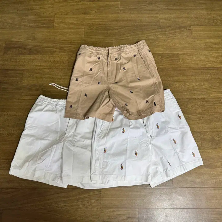 [SOLD OUT] 폴로 프렙스터 화이트 베이지자수 화이트자수3개(아울렛)