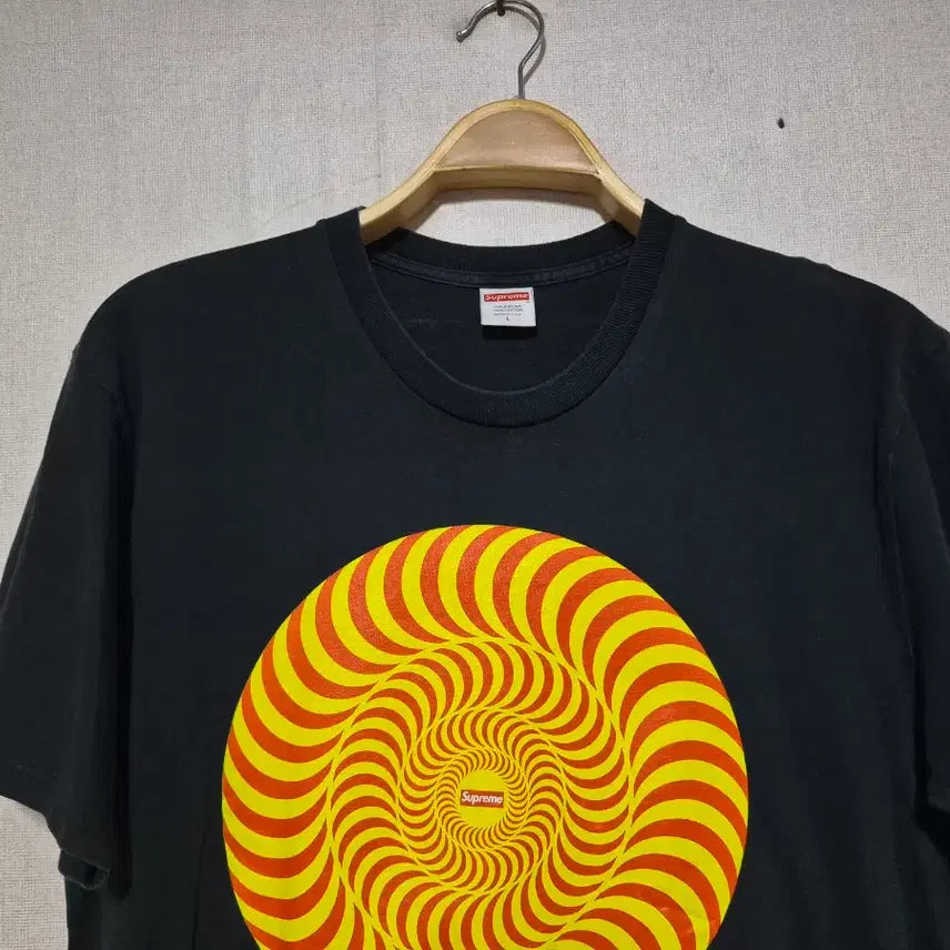 [BUNJANG] Supreme Spitfire Black Short Sleeve T-Shirt L / 슈프림 스핏파이어 블랙 반팔 티셔츠( L)