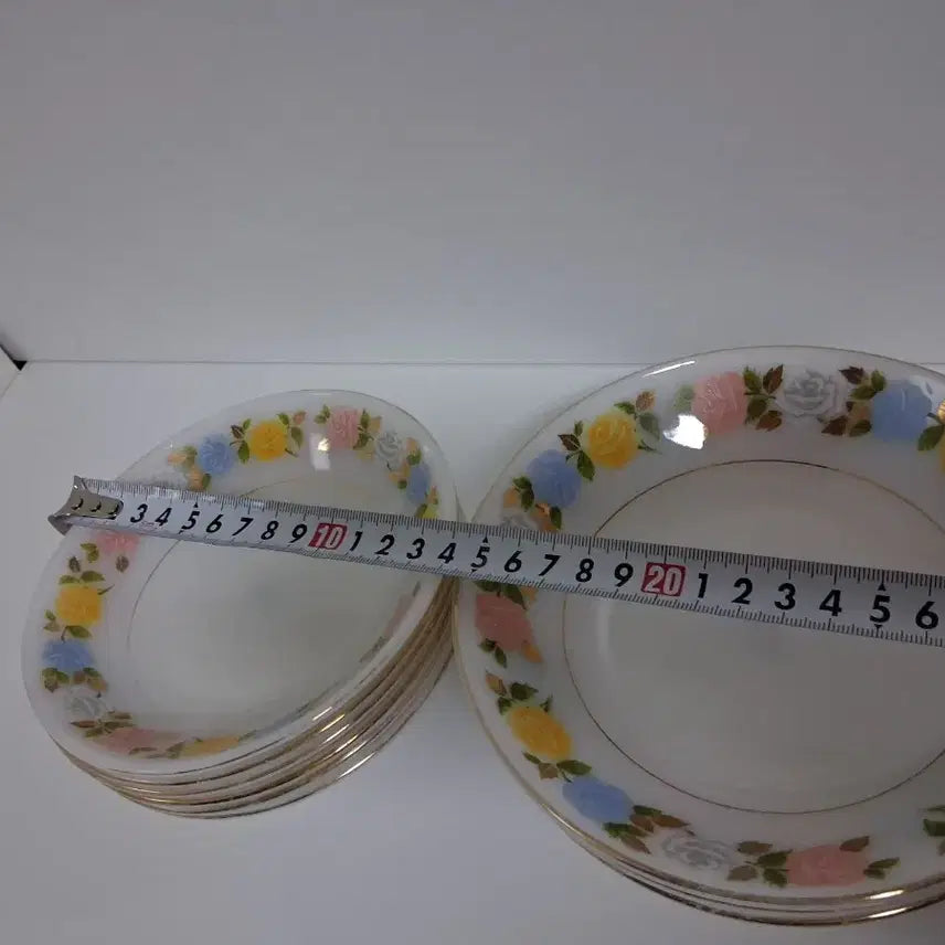 [BUNJANG] Vintage Rose Milk Plate / 빈티지 장미밀크  접시 1개당