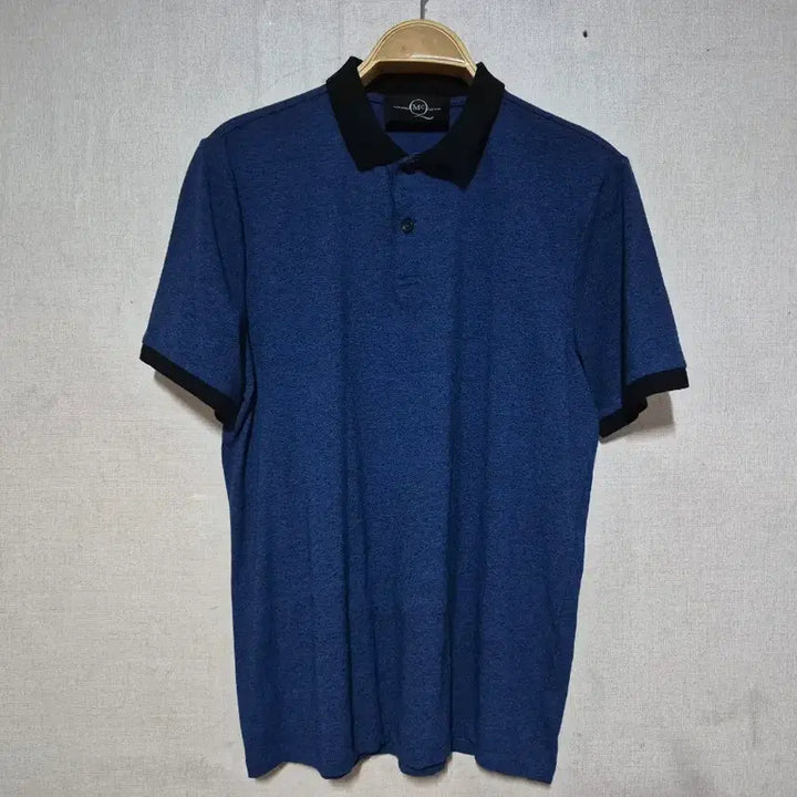 [BUNJANG] MCQ Blue Short Sleeve Polo Shirt (M) / MCQ 블루 반팔 카라티( m)