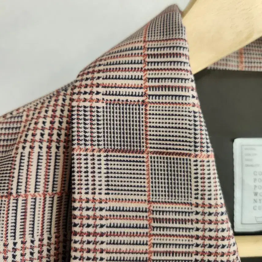 [BUNJANG] Sacai Check Double Button Jacket Brown Women&