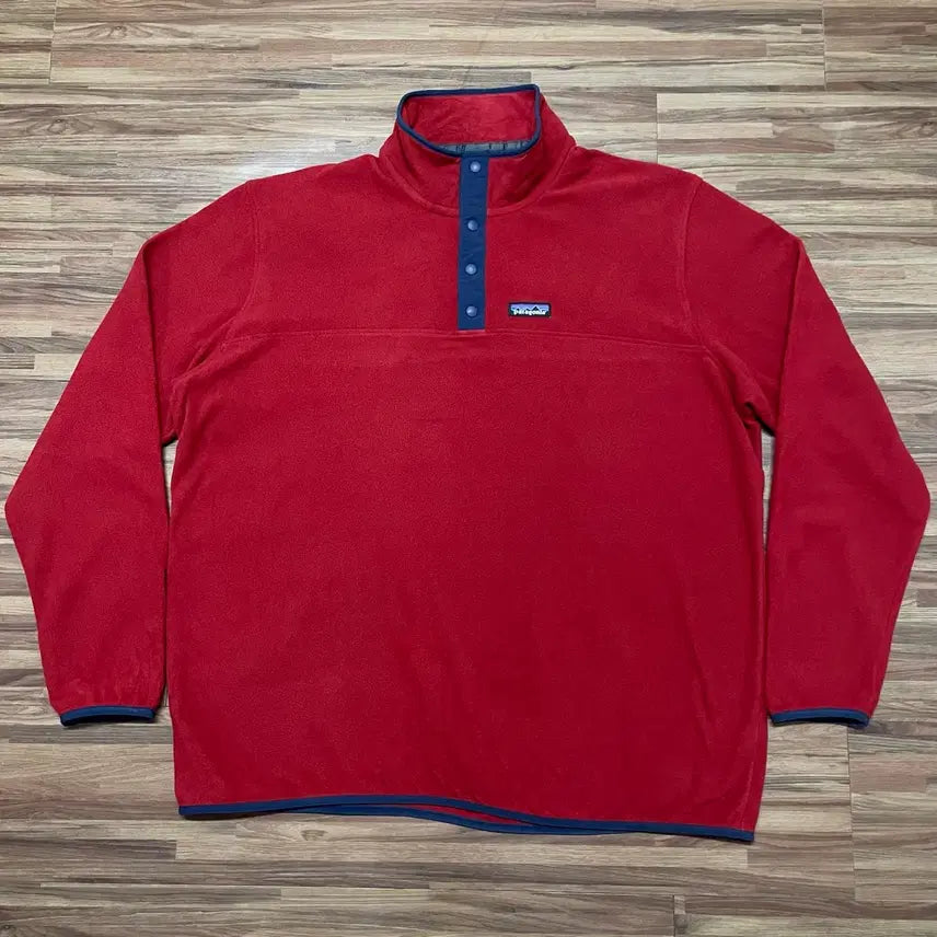 [BUNJANG] Patagonia Red Fleece Snap-T XXL / 파타고니아 레드 후리스 플리스 스냅티 xxl