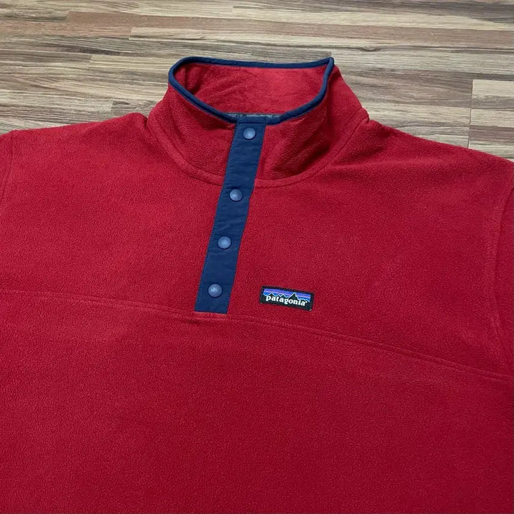 [BUNJANG] Patagonia Red Fleece Snap-T XXL / 파타고니아 레드 후리스 플리스 스냅티 xxl