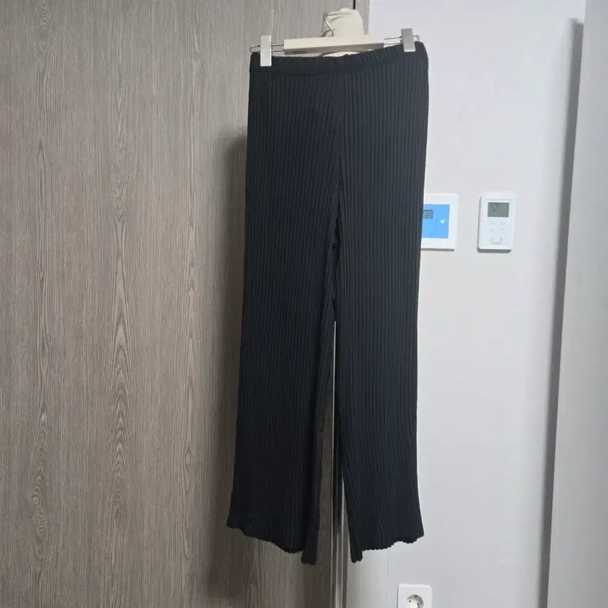 [BUNJANG] Pleats Me Black Pants (Free Size) / 플리츠미  블랙 팬츠  free