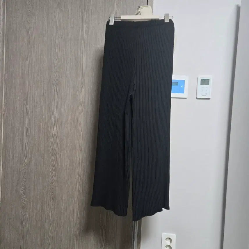 [BUNJANG] Pleats Me Black Pants (Free Size) / 플리츠미  블랙 팬츠  free