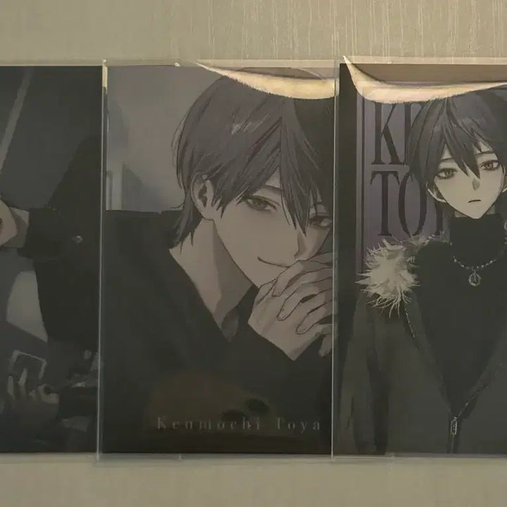 [BUNJANG] Nijisanji Kenmochi Touya Acrylic Stand &amp; Cheki Set / (아크스타+체키) 니지산지 켄모치 토우야 속박 굿즈