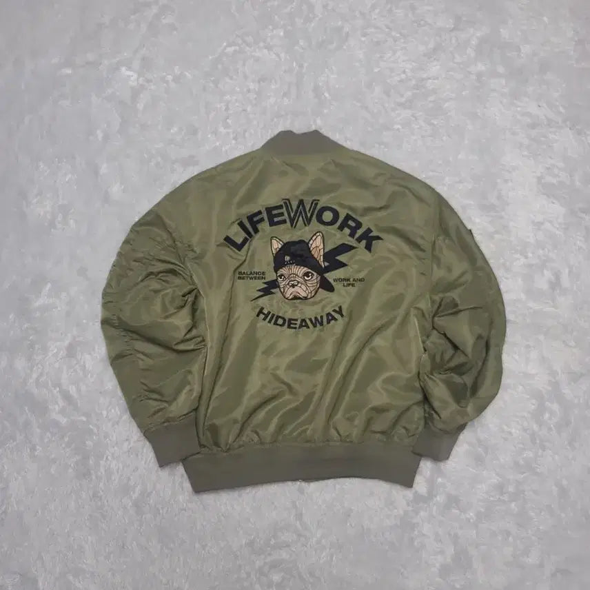 [BUNJANG] Life Work Hip Dog MA-1 Flight Jumper / 라이프워크 힙독 MA-1 / M~XL