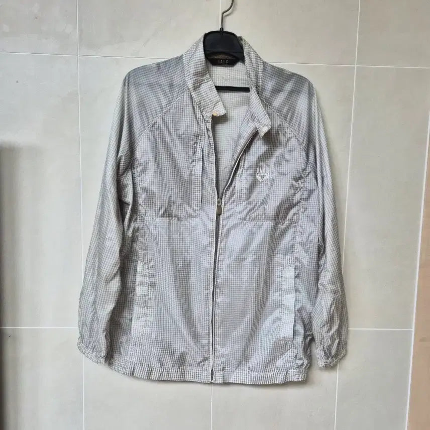 [BUNJANG] Daks Check Pattern Windbreaker Jacket Size 100 / 닥스 체크 패턴 바람막이 자켓 100