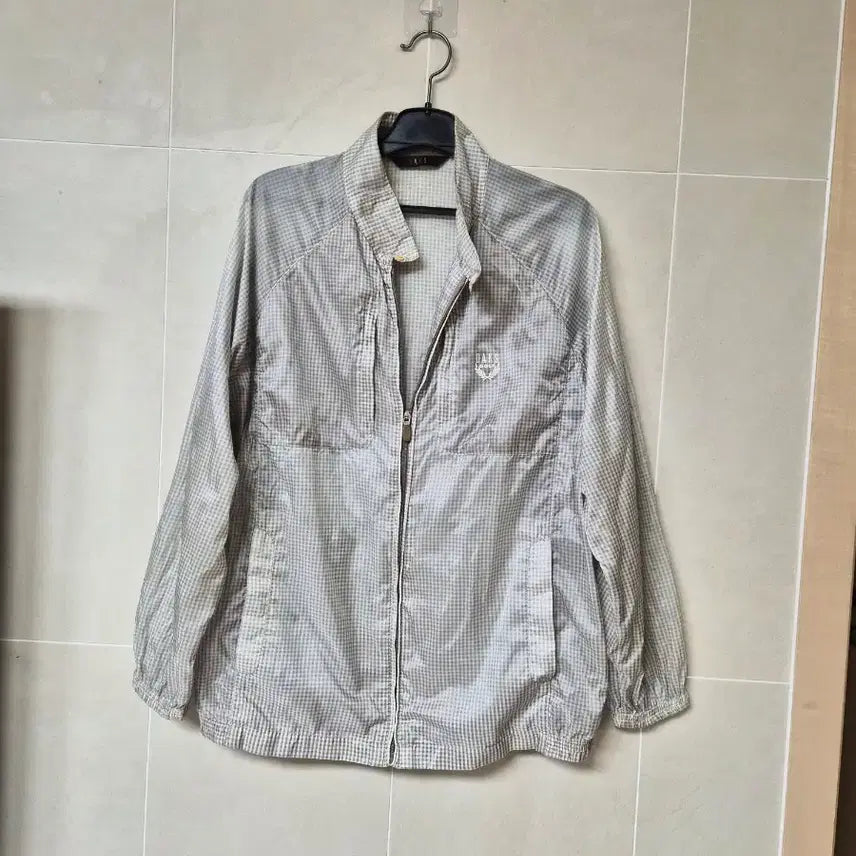 [BUNJANG] Daks Check Pattern Windbreaker Jacket Size 100 / 닥스 체크 패턴 바람막이 자켓 100
