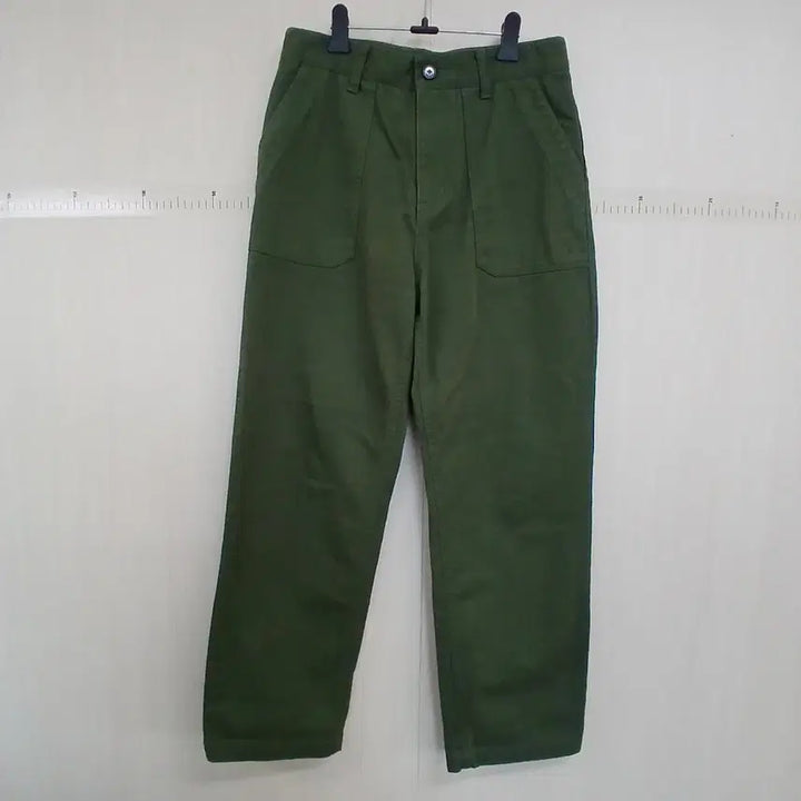 [BUNJANG] Uniform Bridge Khaki Cotton Casual Pants M / 유니폼 브릿지 카키색 면바지 캐주얼 팬츠 M