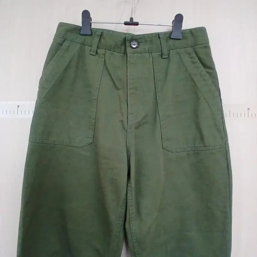 [BUNJANG] Uniform Bridge Khaki Cotton Casual Pants M / 유니폼 브릿지 카키색 면바지 캐주얼 팬츠 M
