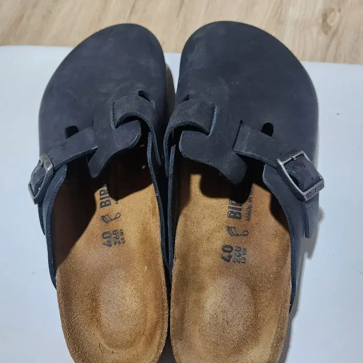 [BUNJANG] Birkenstock Boston Oiled Leather Black Size 260 / 버켄스탁 보스턴 오일드레더 블랙 260